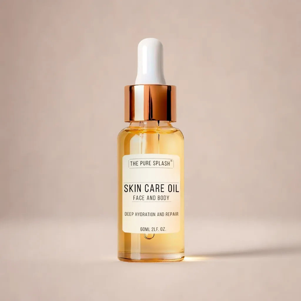 Skin Care Oil for Face and Body - Deep Hydration and Repair | Enriched with Natural Ingredients and Vitamins A, C, E | Moisturizing, Lightweight, and Non-Greasy Formula | 60ml