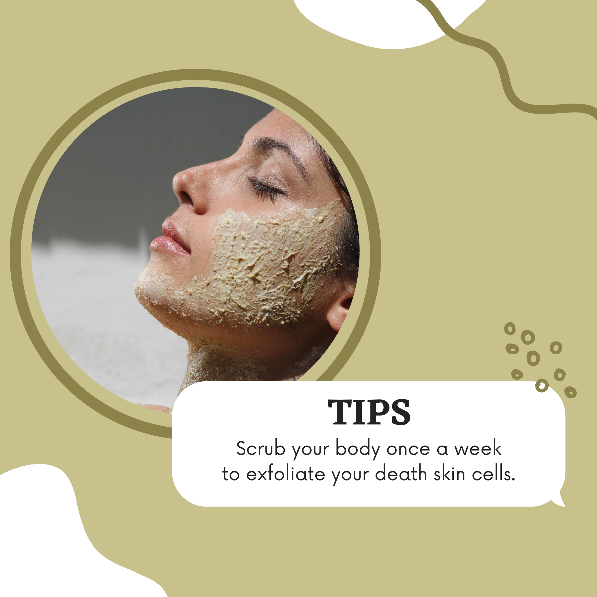 Herbal Body Scrub – Natural Exfoliating Scrub with Chamomile, Flax Seeds, Oat & Almond Oil | Deep Cleansing & Hydration | Smooths & Nourishes Skin | 8oz