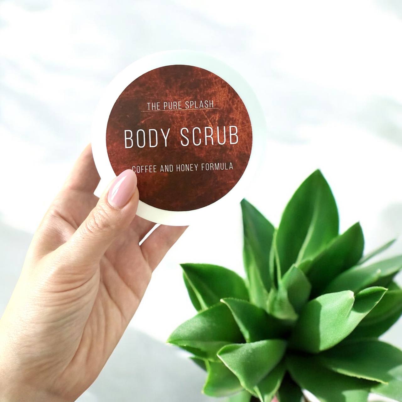 Coffee Body Scrub – Exfoliating & Moisturizing with Natural Ingredients – Sugar, Coffee, Almond Oil & Honey – Deep Cleansing & Hydration for Smooth, Radiant Skin – 8oz