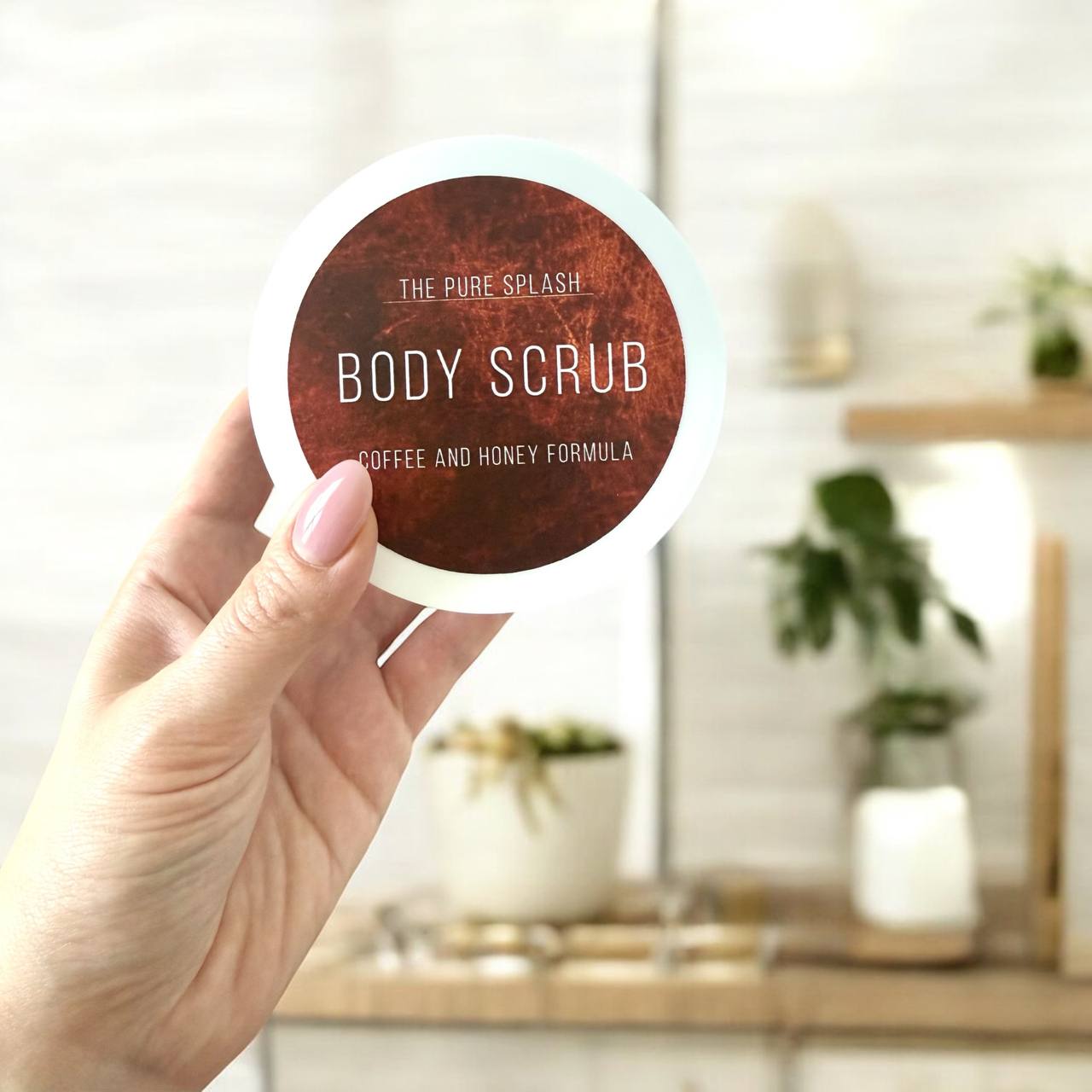 Coffee Body Scrub – Exfoliating & Moisturizing with Natural Ingredients – Sugar, Coffee, Almond Oil & Honey – Deep Cleansing & Hydration for Smooth, Radiant Skin – 8oz