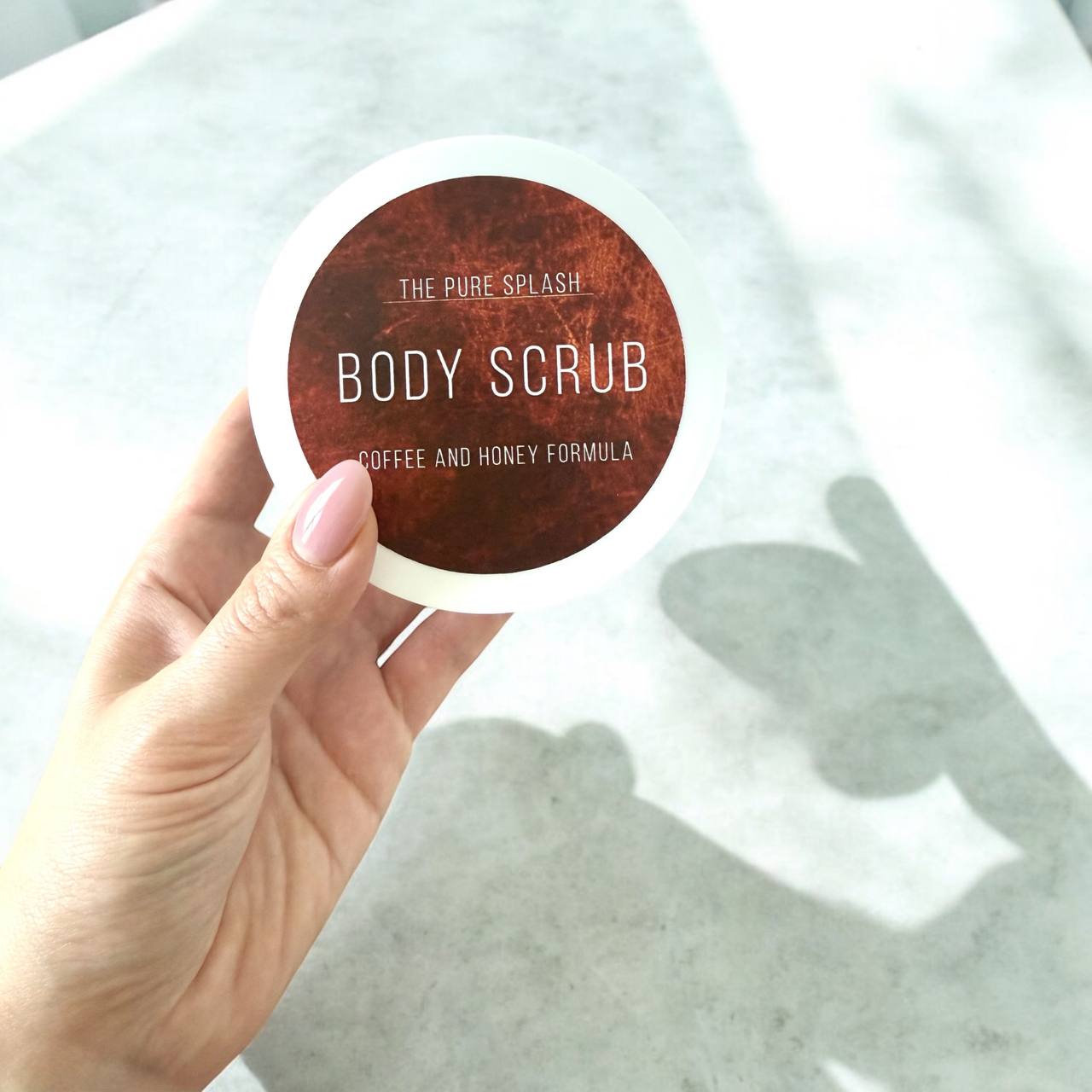 Coffee Body Scrub – Exfoliating & Moisturizing with Natural Ingredients – Sugar, Coffee, Almond Oil & Honey – Deep Cleansing & Hydration for Smooth, Radiant Skin – 8oz